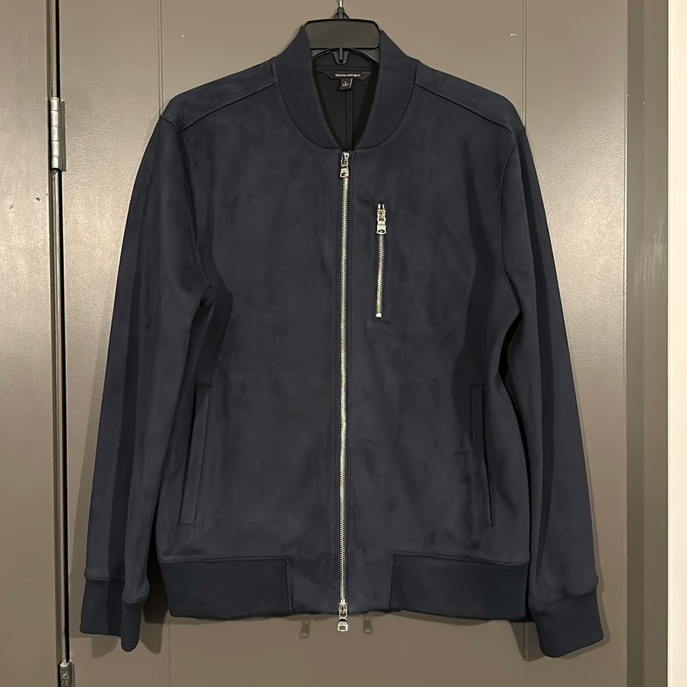 Banana Republic Suede Bomber Jacket